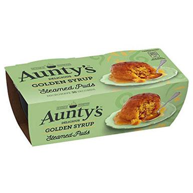Aunty's Golden Syrup Puddings