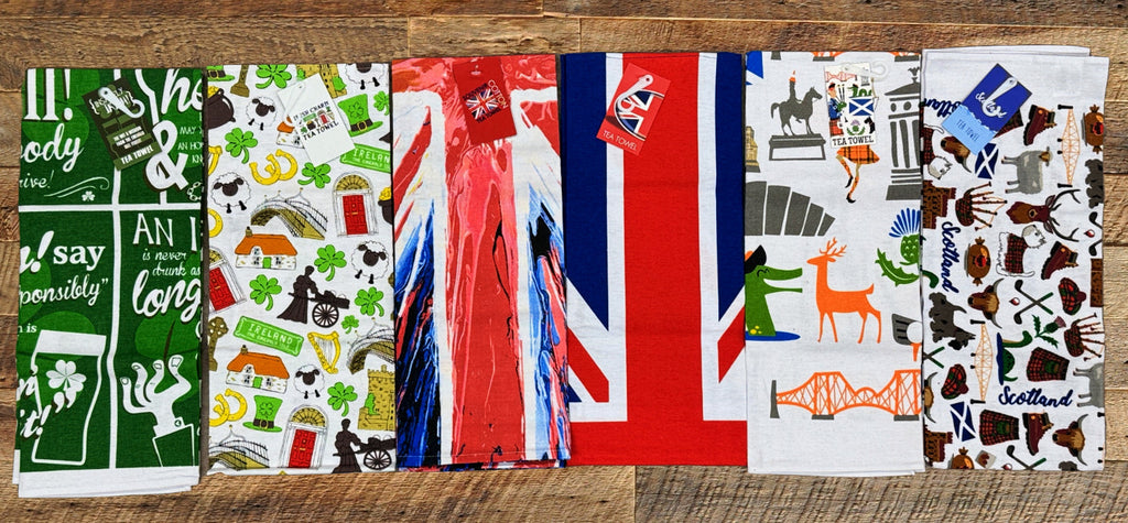 British Themed Tea Towles