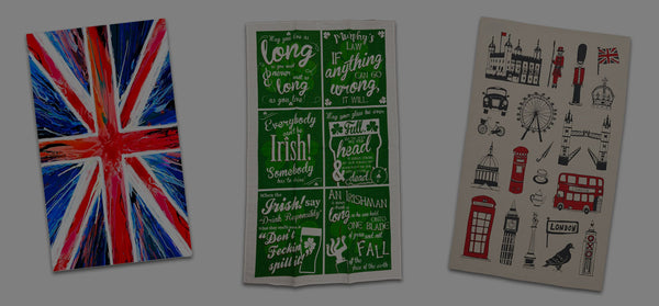 British Themed Tea Towles