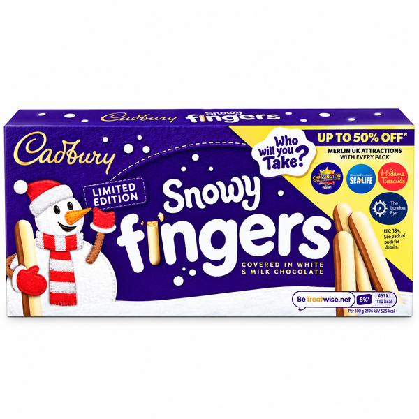 Cadbury Snowy Fingers