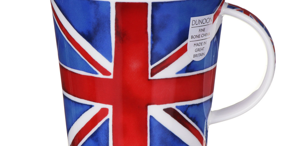Dunoon Union Jack Cairngorm Shape Mug  Myers of Keswick