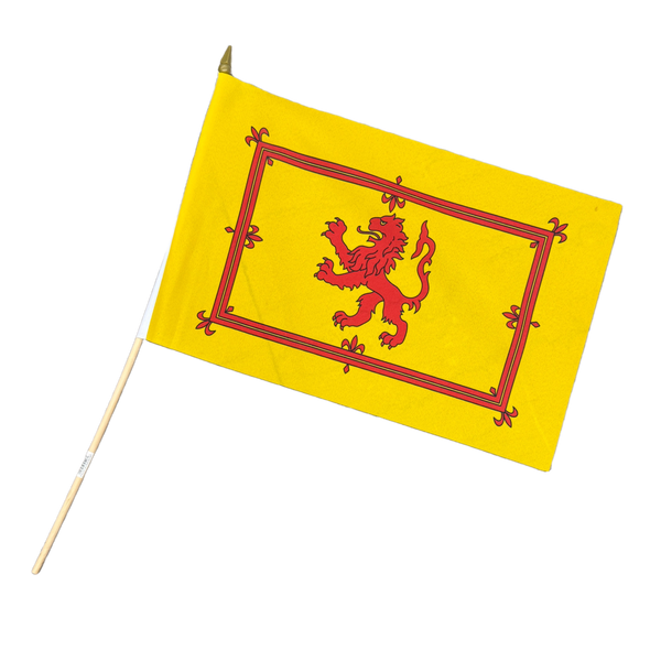 Scotland (St. Andrews) Nylon World Flag - 12 X 18 Inches, Canvas Header & Brass Grommets, Made In USA, For Marine & Outdoor Use