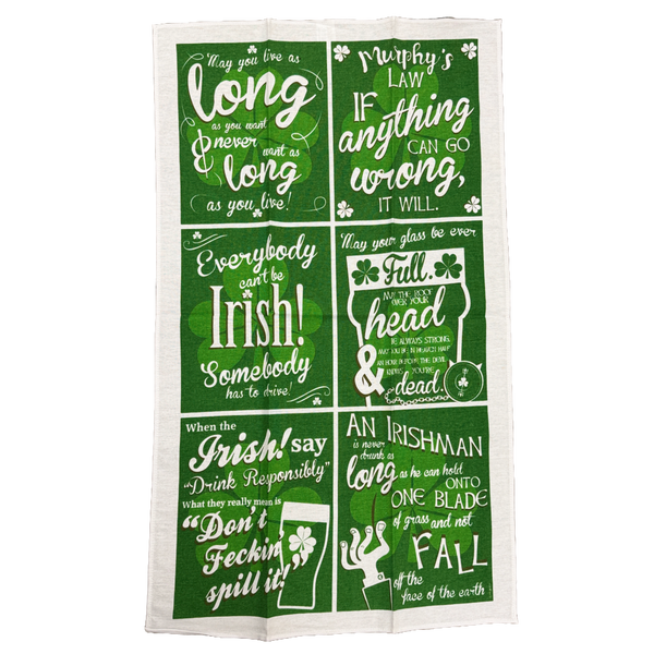 Insanely Irish Tea Towel