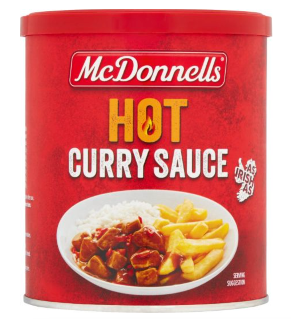 McDonnells Hot Curry Sauce 1L Tub 200g