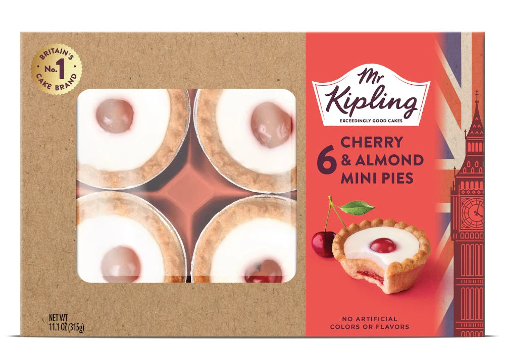 Mr Kipling Cherry & Almond Bakewell tarts