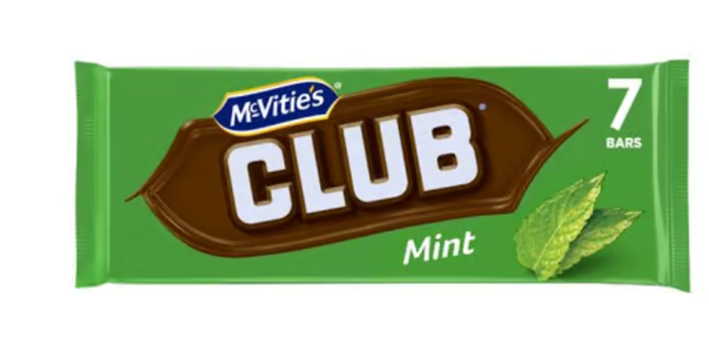 McVities club Mint  7 pk