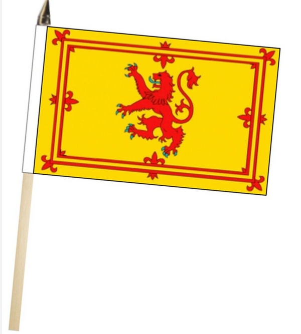 Waving Rampant Lion Flag