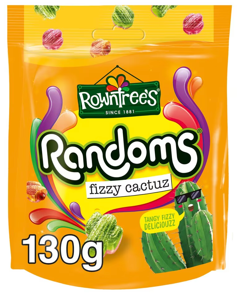 Rowntree's Randoms Fizzy Cactuz Sour Sweets 130g