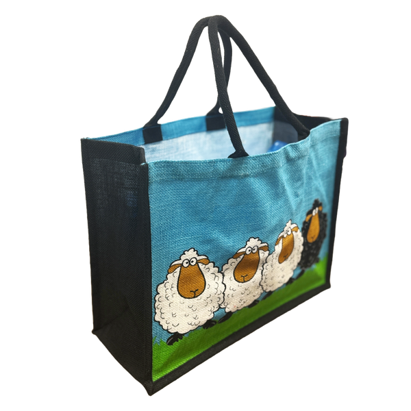 Sheep Jute Shopping Bag