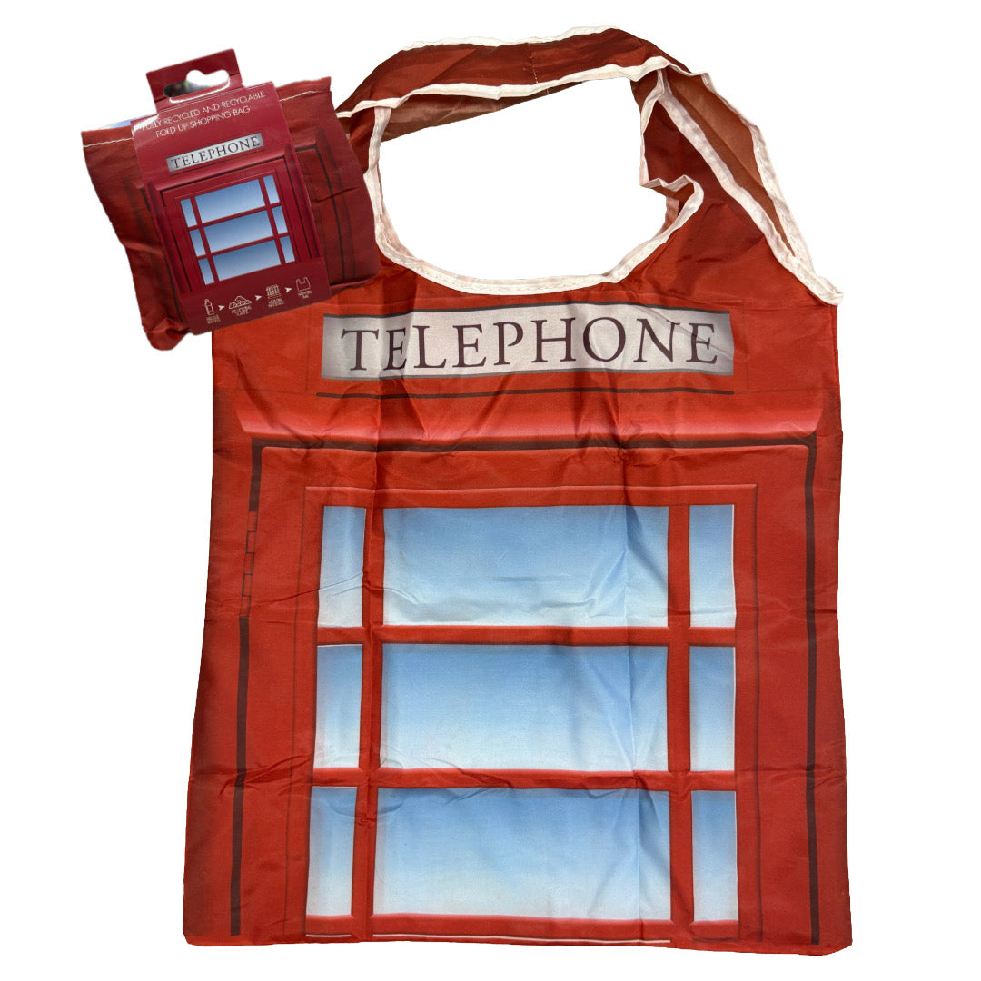 Telephone Box Fold Up Shopping Bags