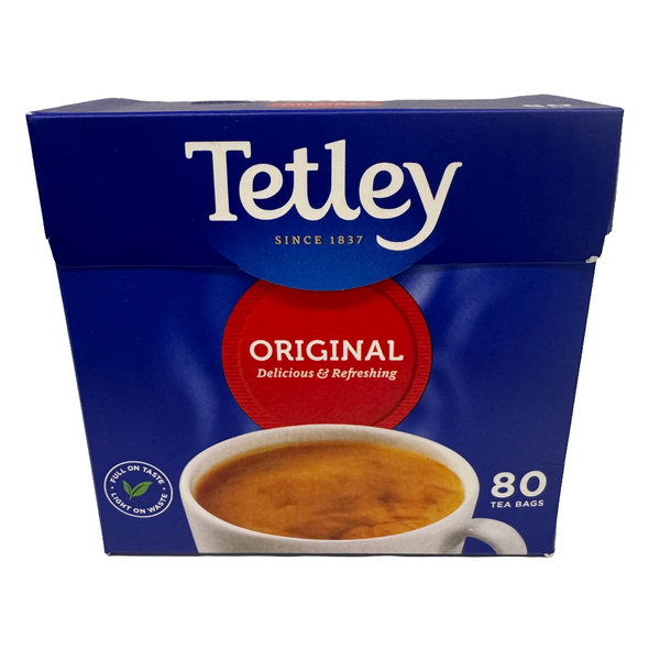Tetley Black Tea 80 Tea Bags – Myers of Keswick