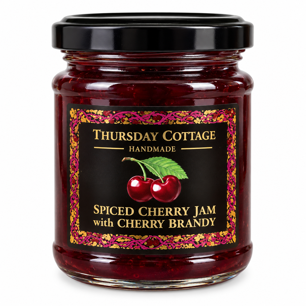 Thursday Cottage Spiced Cherry Jam with Cherry Brandy