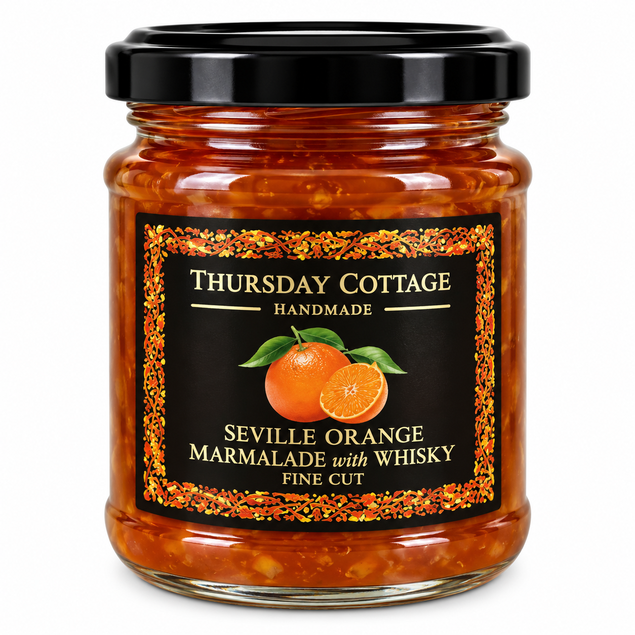 Thursday Cottage Fine Cut Orange Marmalade with Whiskey