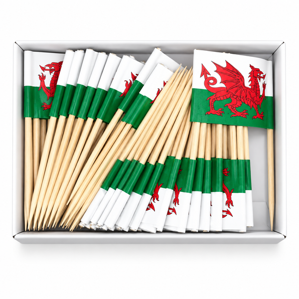 Cocktail & Party Picks Wales Flag