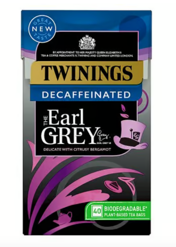 Twinings Earl Grey 80 Teabags DECAFFEINATED