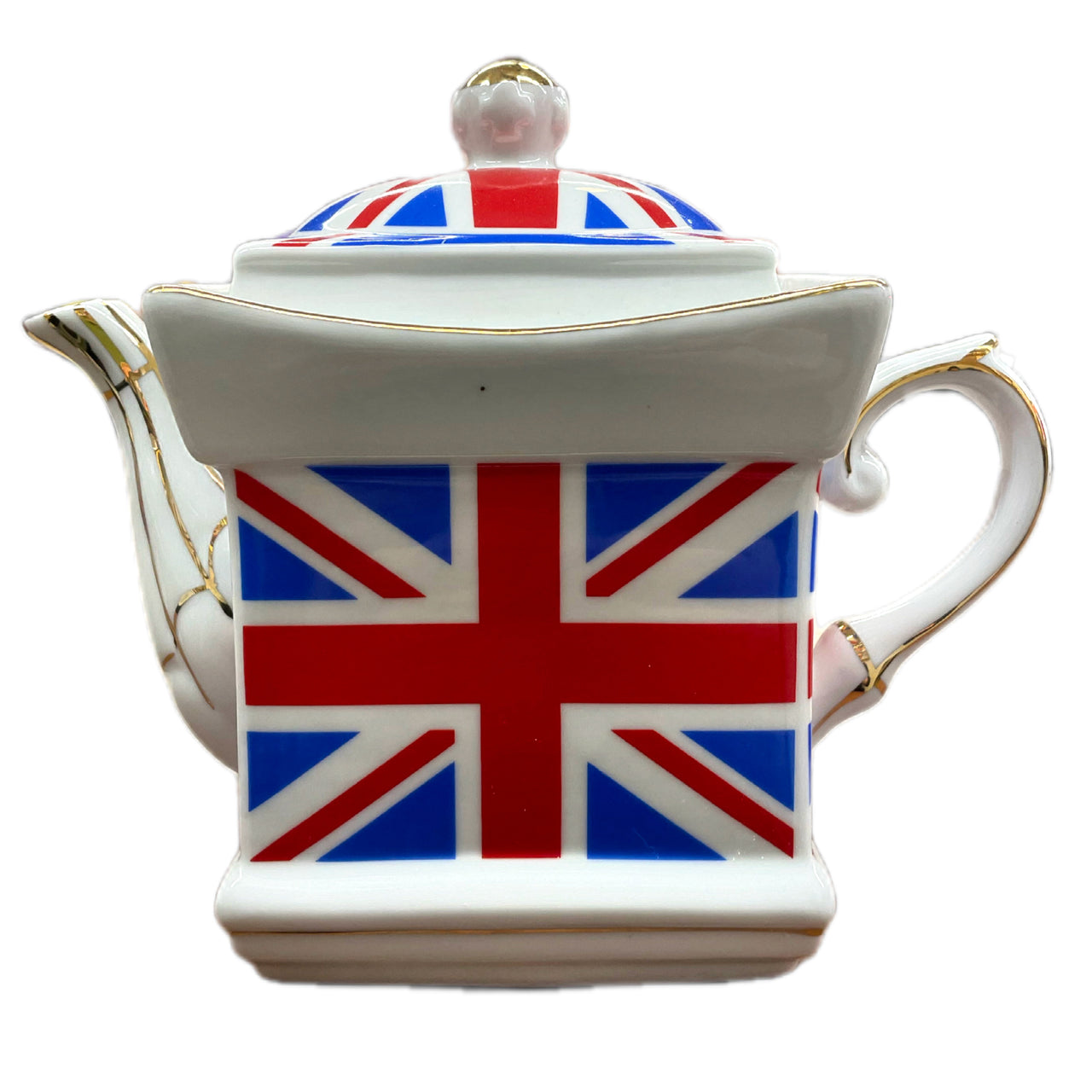 Union Jack Square Teapot