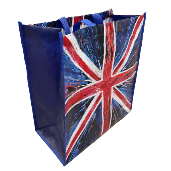 Spin Art Union Jack Bag