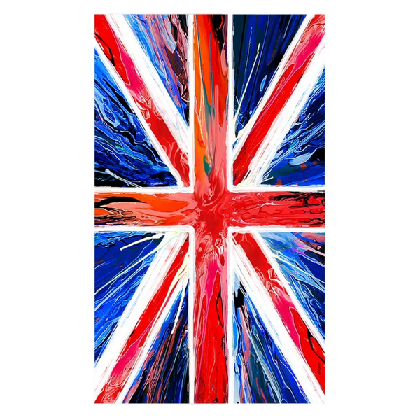 Union Jack Art Spin Tea Towels