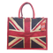 Union Jack Jute Bags with gusset