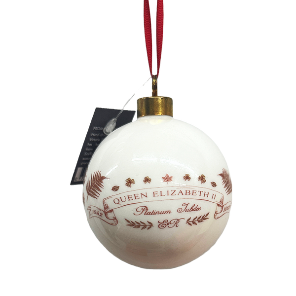 Ornament - Victoria Eggs Queen Elizabeth II Platinum Jubilee Bauble