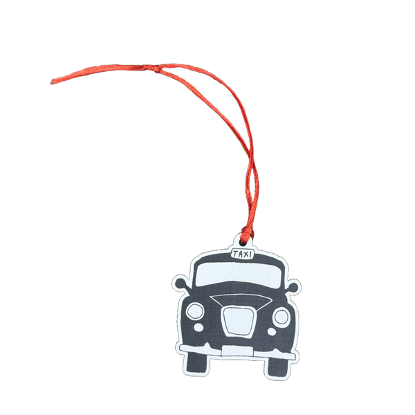 Ornament - Victoria Eggs Taxi Wooden Decoration
