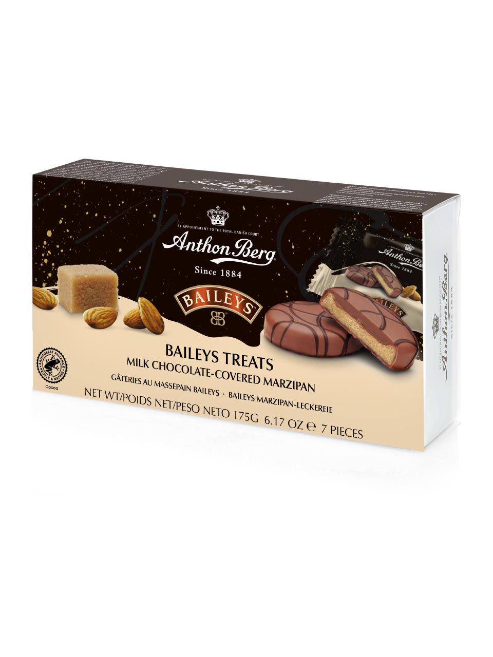 Baileys Milk Chocolate Covered Marzipan 175g