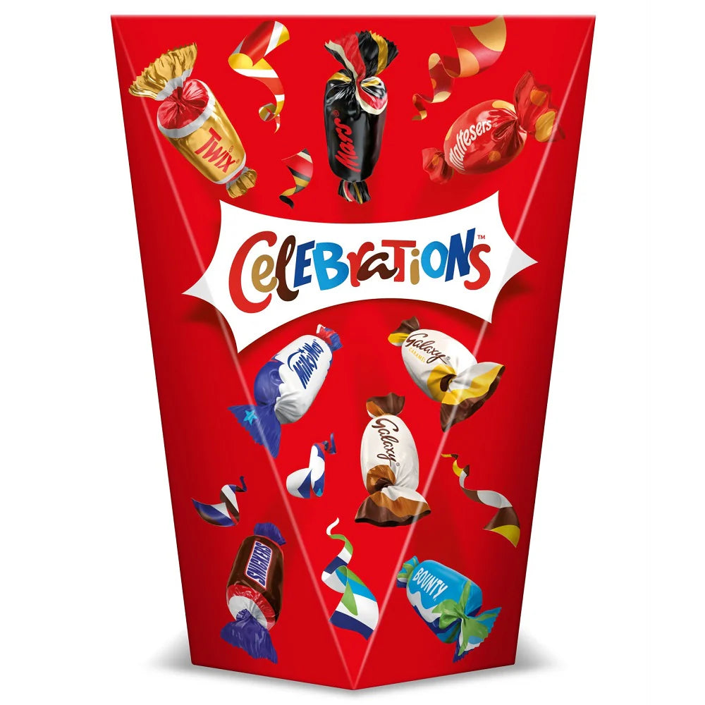 Celebrations Pop Carton 185g