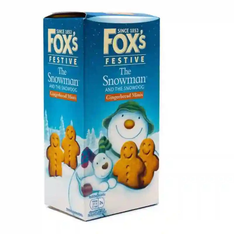 Fox's Snowman Gingerbread Men Minis Carton