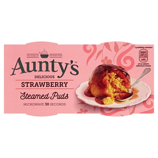 Aunty's Strawberry Puddings