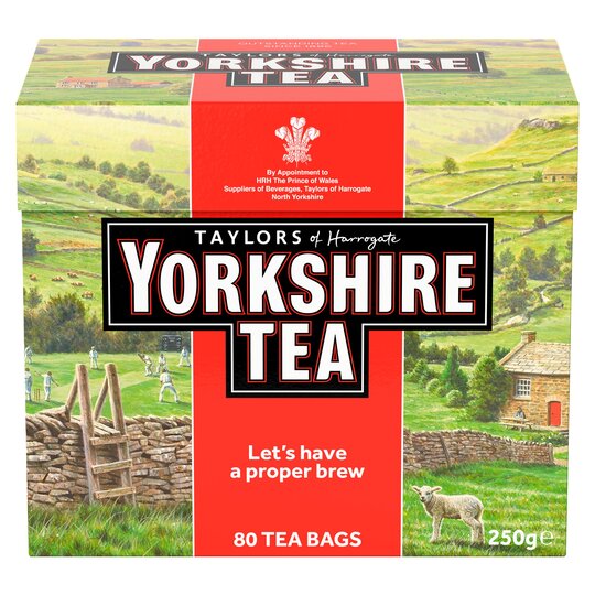 Yorkshire Red 80 Teabags