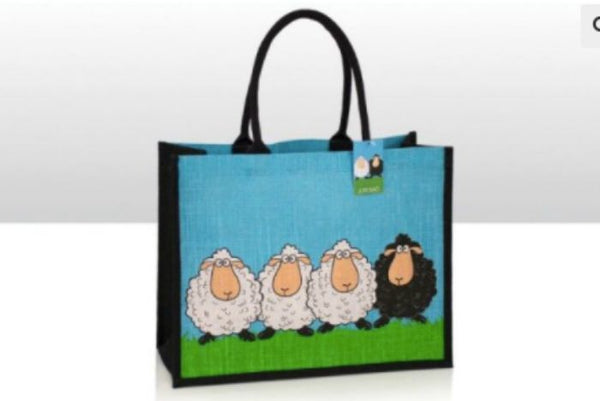 Sheep Jute Shopping Bag
