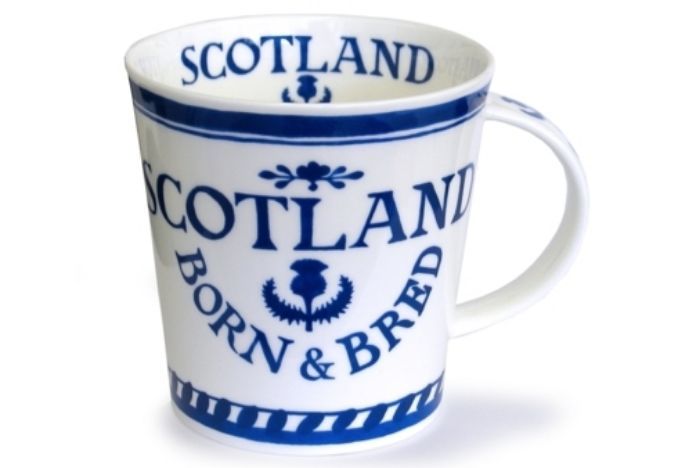 Scotland born & bred Dunoon mug
