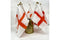 St George Flag 6" x 9" wood pole