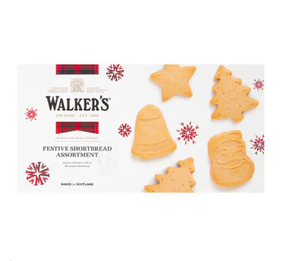 Walker's Shortbread Festive Shapes 350g
