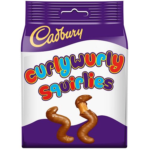 Cadbury Curly Wurly Squirlies Bag