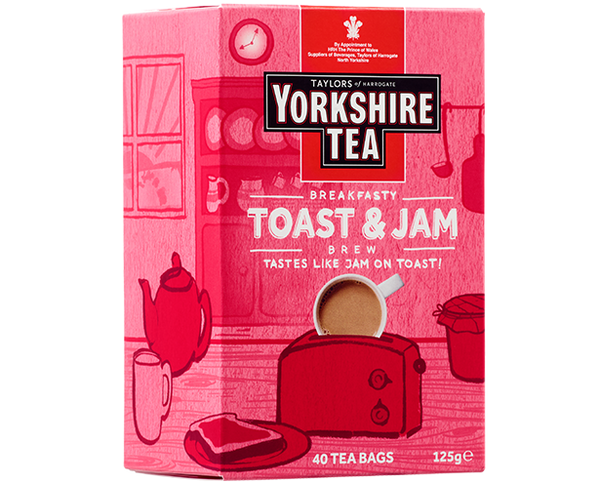Yorkshire Toast & Jam Brew (Tea bags) 40s
