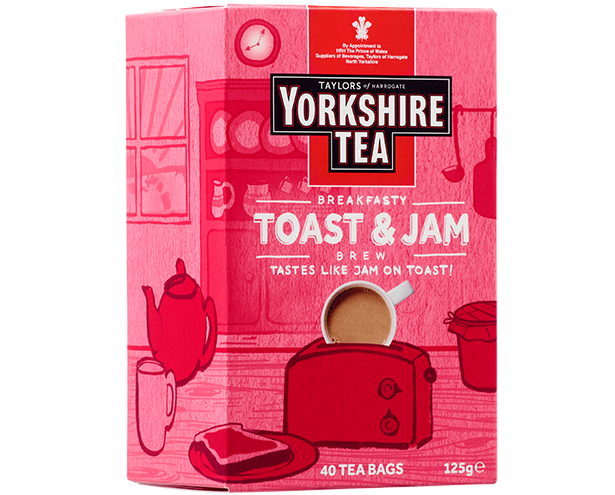 Yorkshire Toast & Jam Brew (Tea bags) 40s